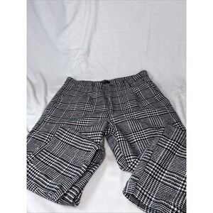 Forever‎ 21 High Waisted Plaid Dress Pants Tapered Office Wear 32 Lined Preppy